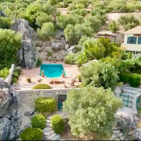 Staffed, Unique And Luxurious Coastal Villa In Beautiful Anidri, Paleochora Exterior photo